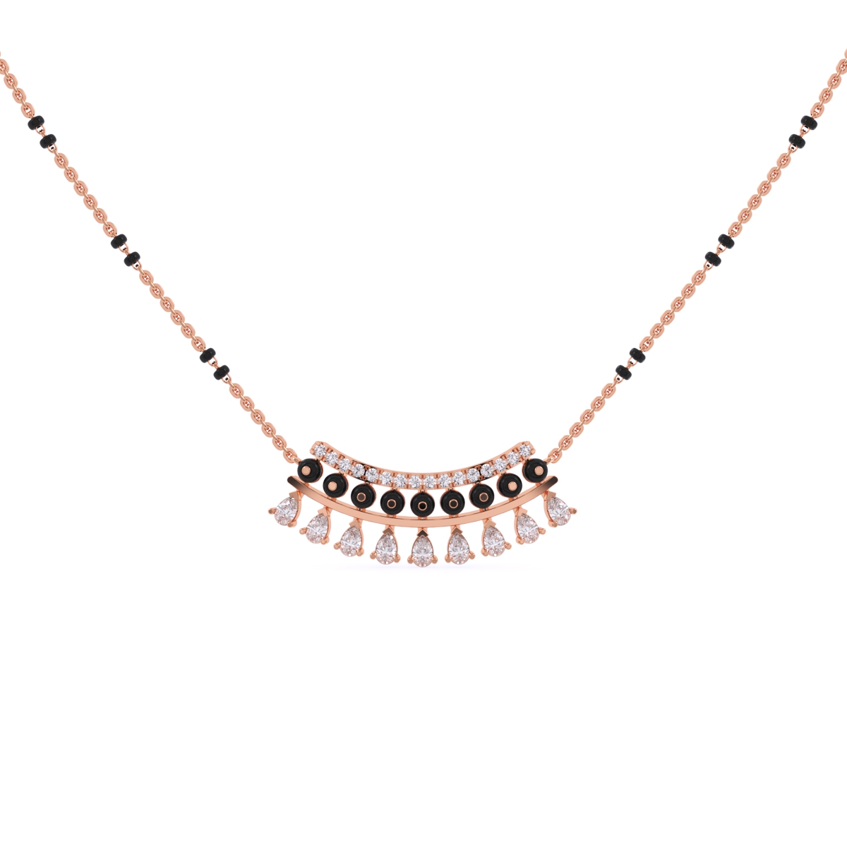 Stylish Cluster Lab Grown Mangalsutra